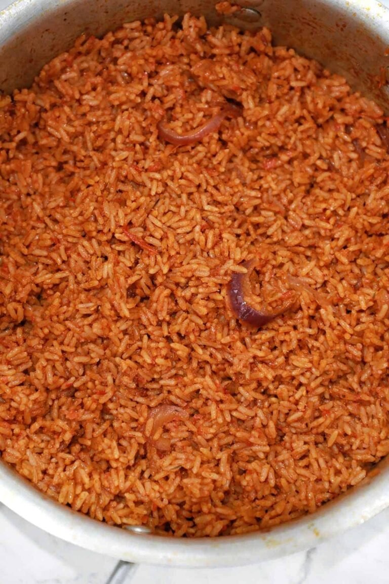 Recette de Riz Jollof Nigérian