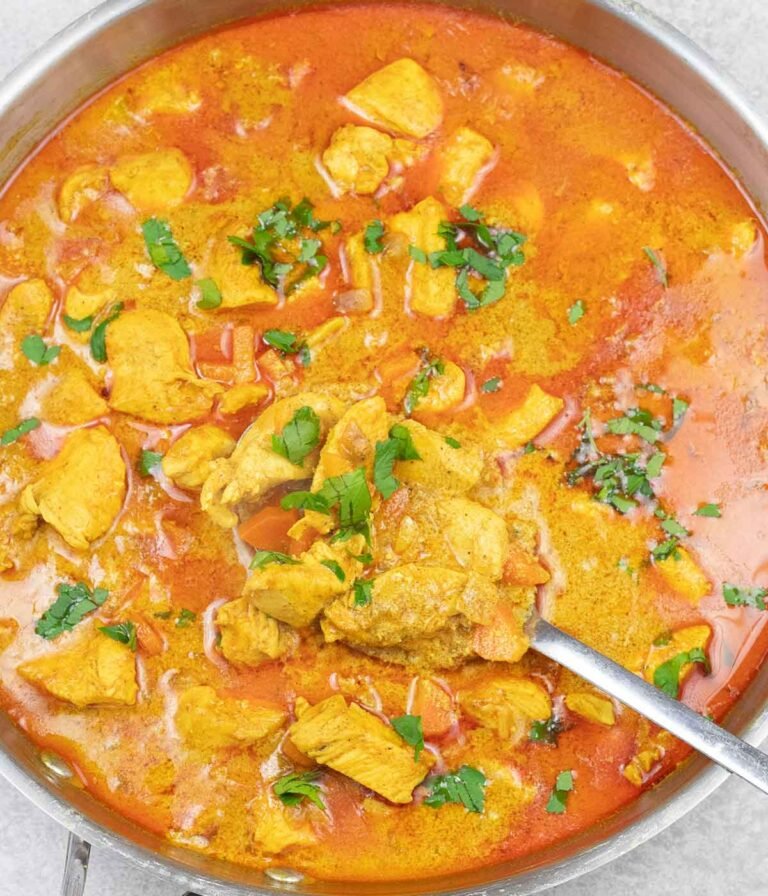 Recette de poulet au curry indien