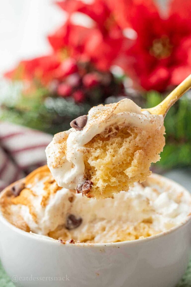 Gâteau en tasse de Noël