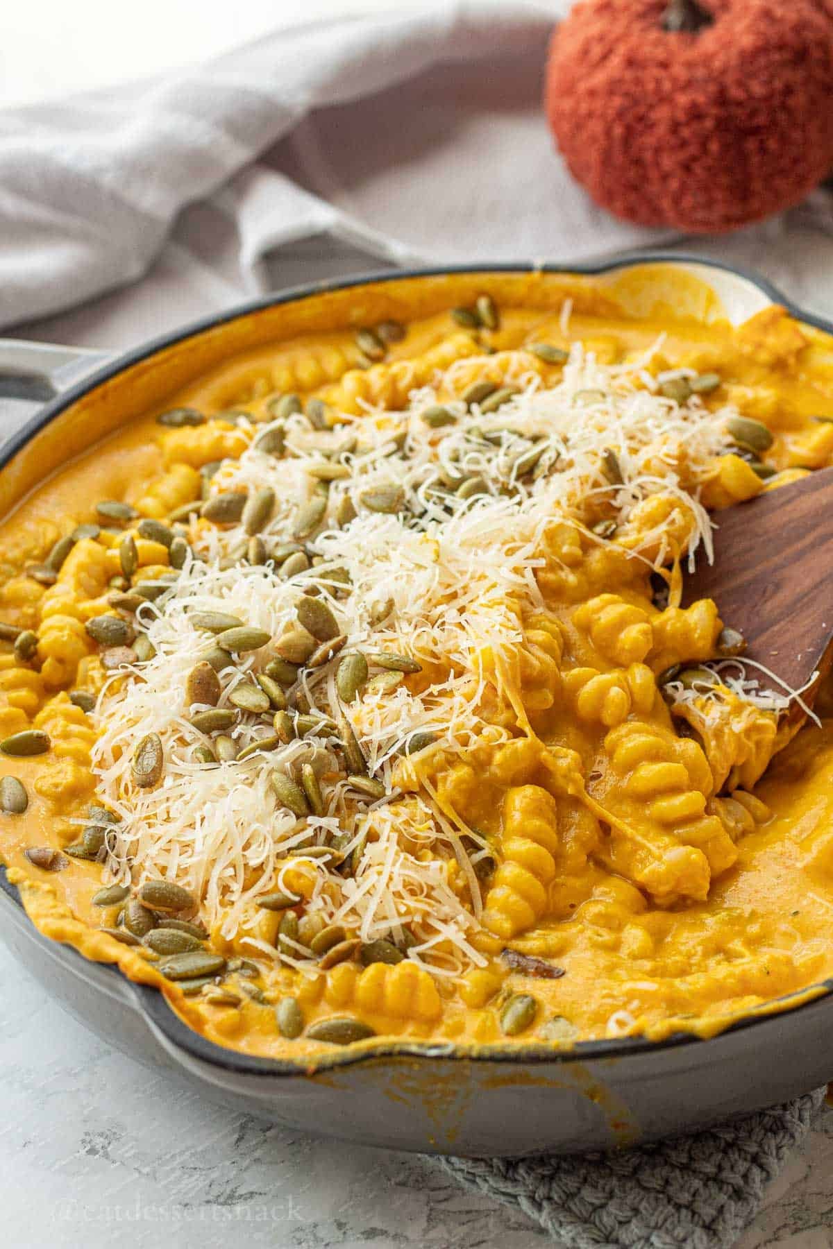 Pâtes à la sauce de citrouille