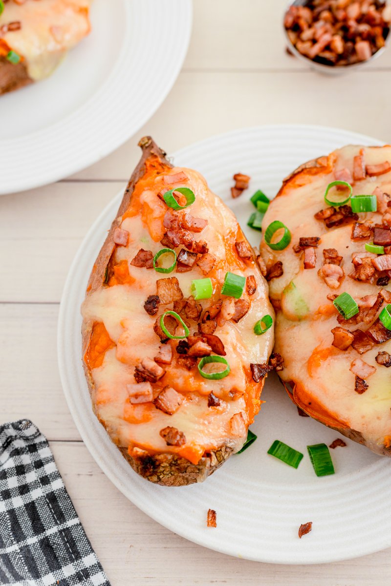 Patates douces cuites deux fois