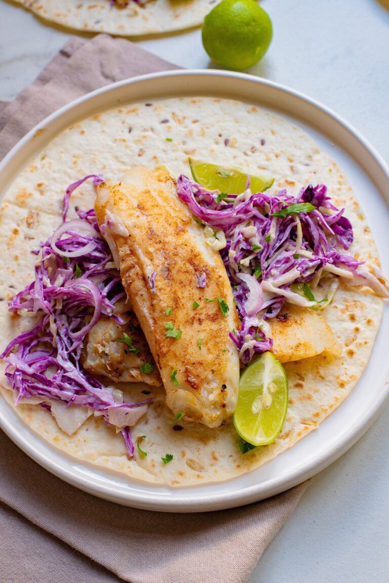 Tacos de poisson croustillants à la friteuse à air en 15 minutes