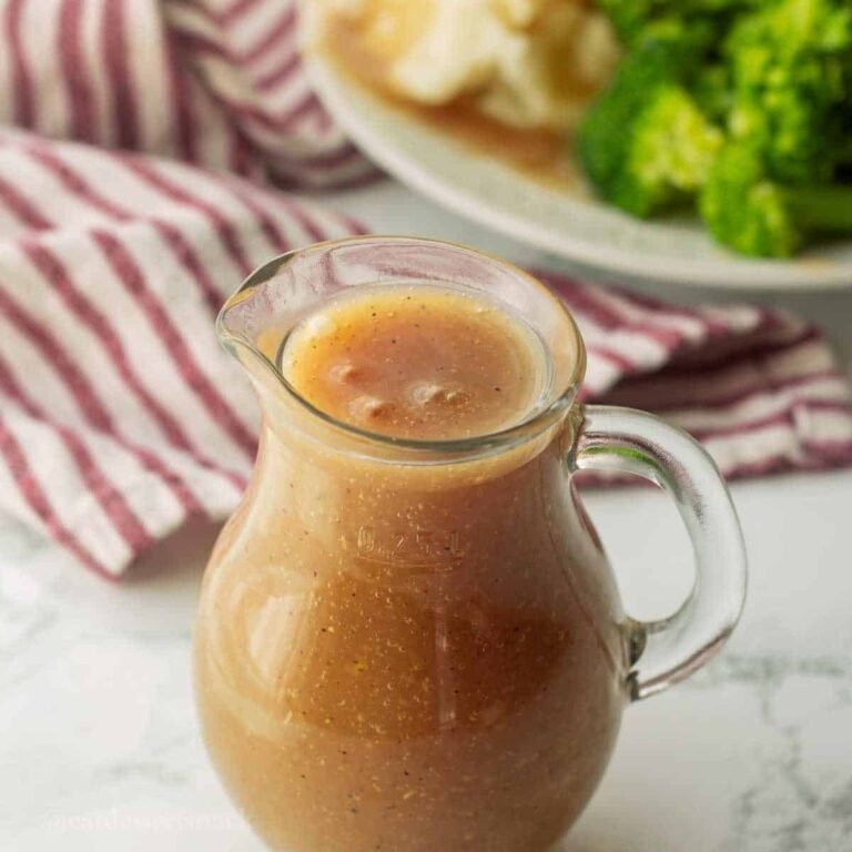 Sauce brune facile à préparer à la poêle